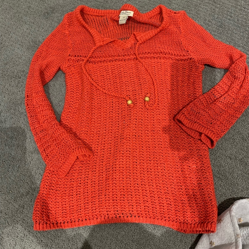 Lucky Brand gorgeous blood orange shirt
